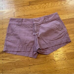 Old Navy, cotton shorts, mauve. 100% cotton. Size 4.
